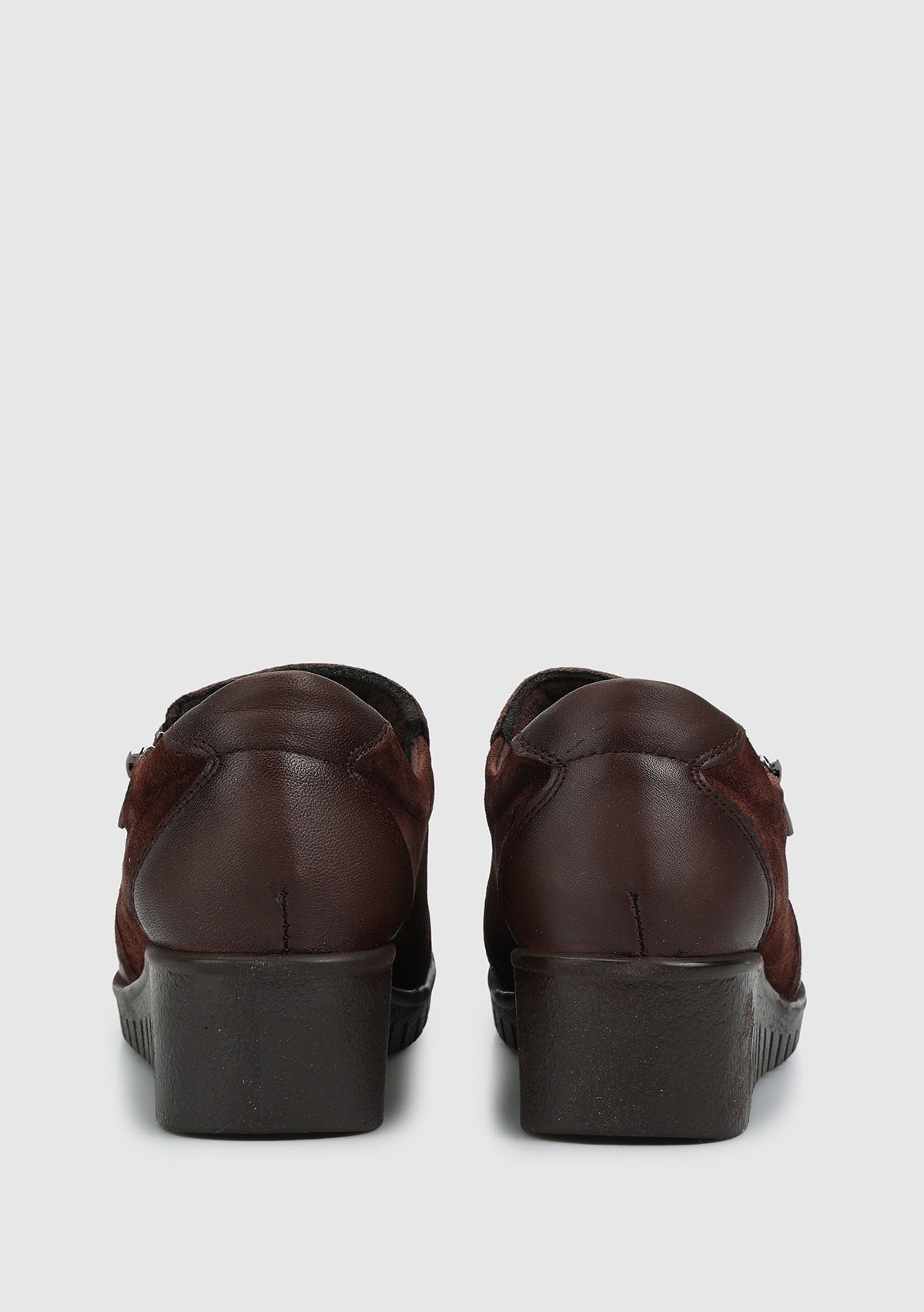 Kahve Deri Kadın Ayakkabı - Görsel 5