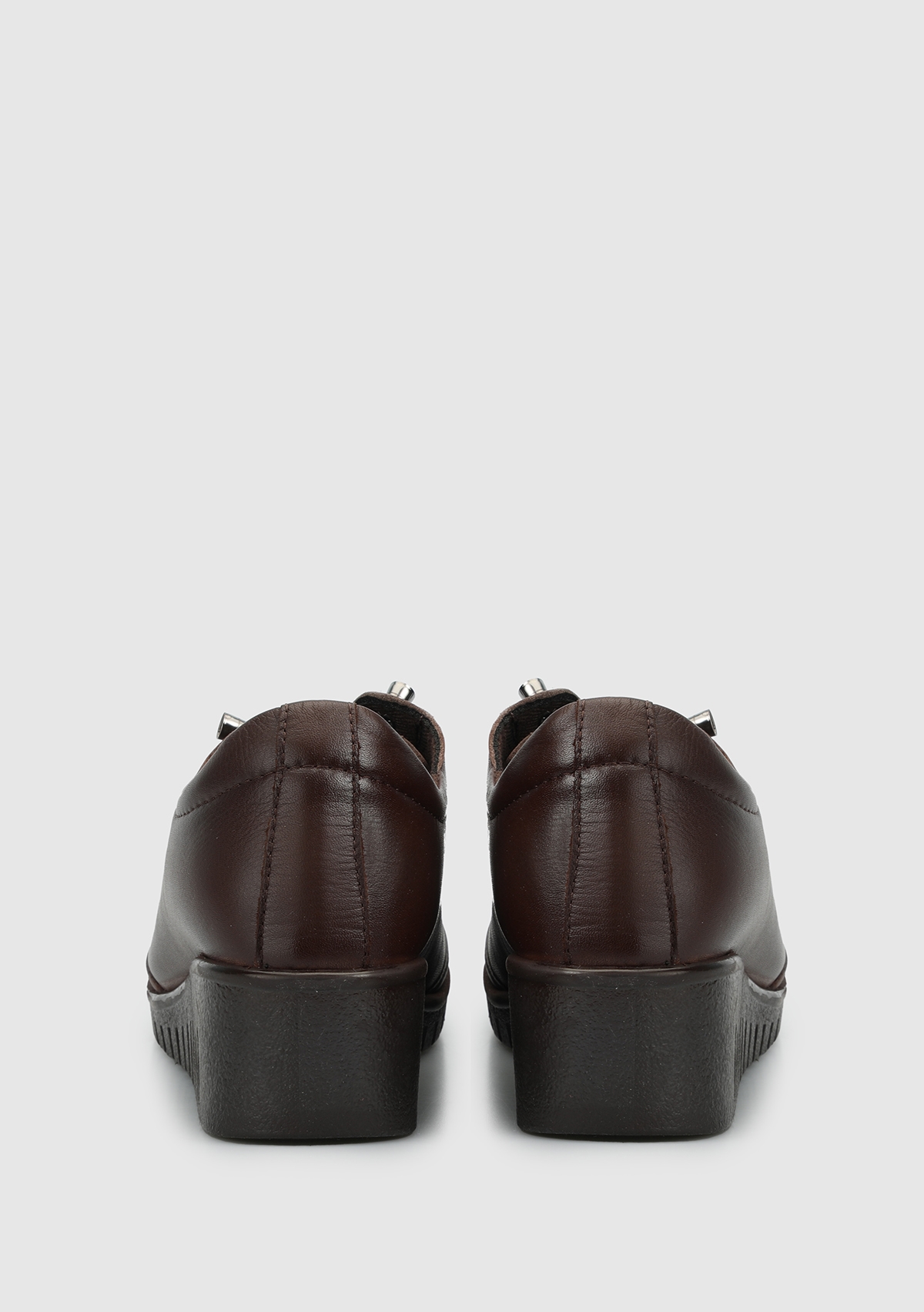 Kahve Deri Kadın Ayakkabı - Görsel 5