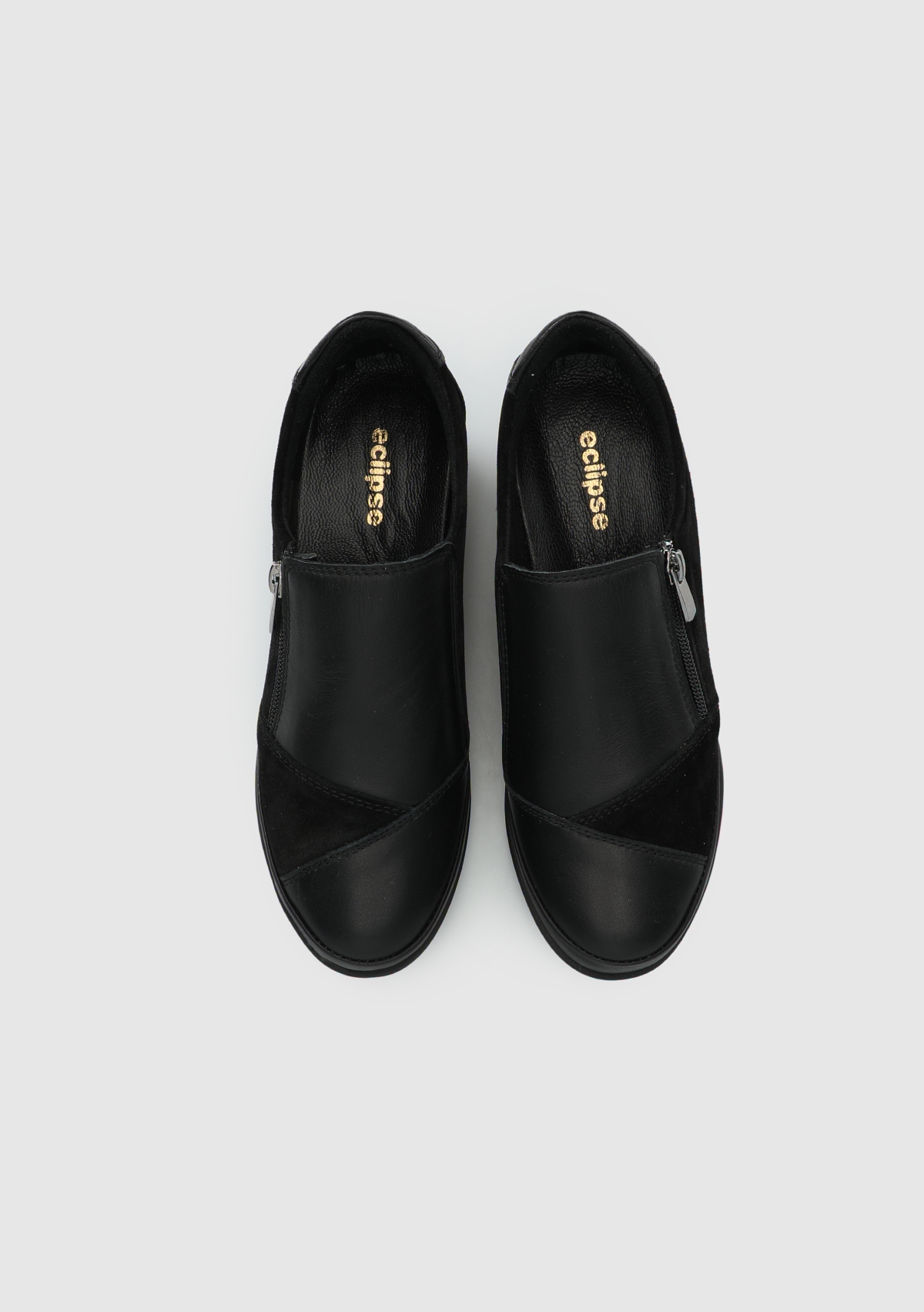 Siyah Deri Kadın Ayakkabı - Görsel 6