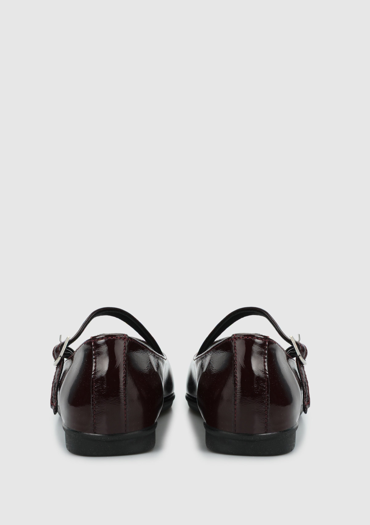 Bordo Deri Kadın Ayakkabı - Görsel 5