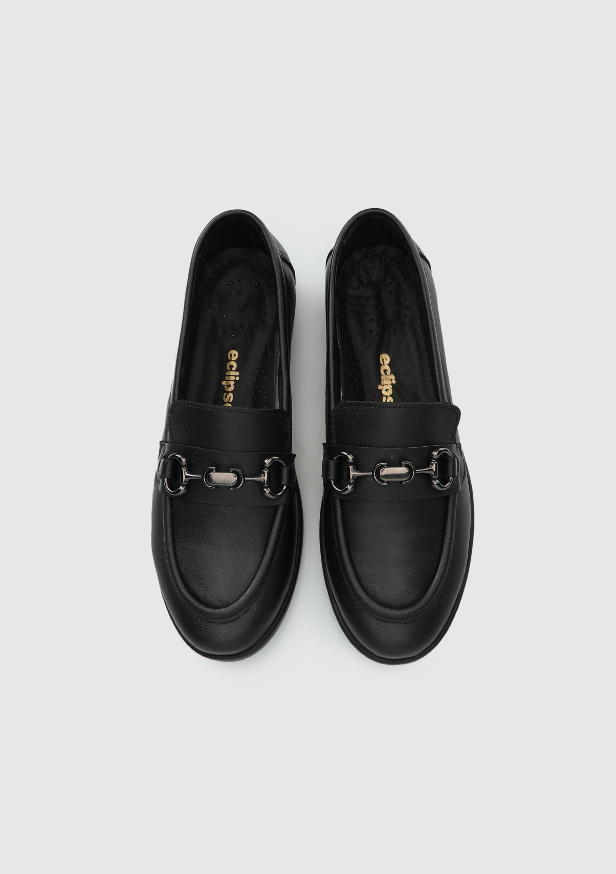 Siyah Deri Kadın Ayakkabı - Görsel 6