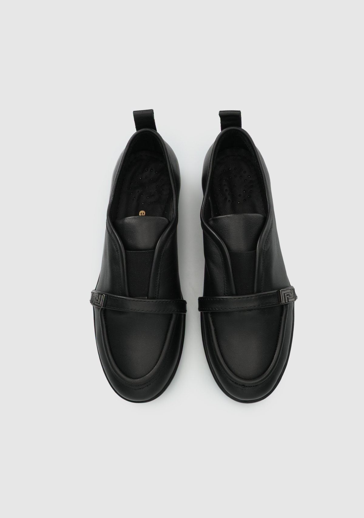 Siyah Deri Kadın Ayakkabı - Görsel 6