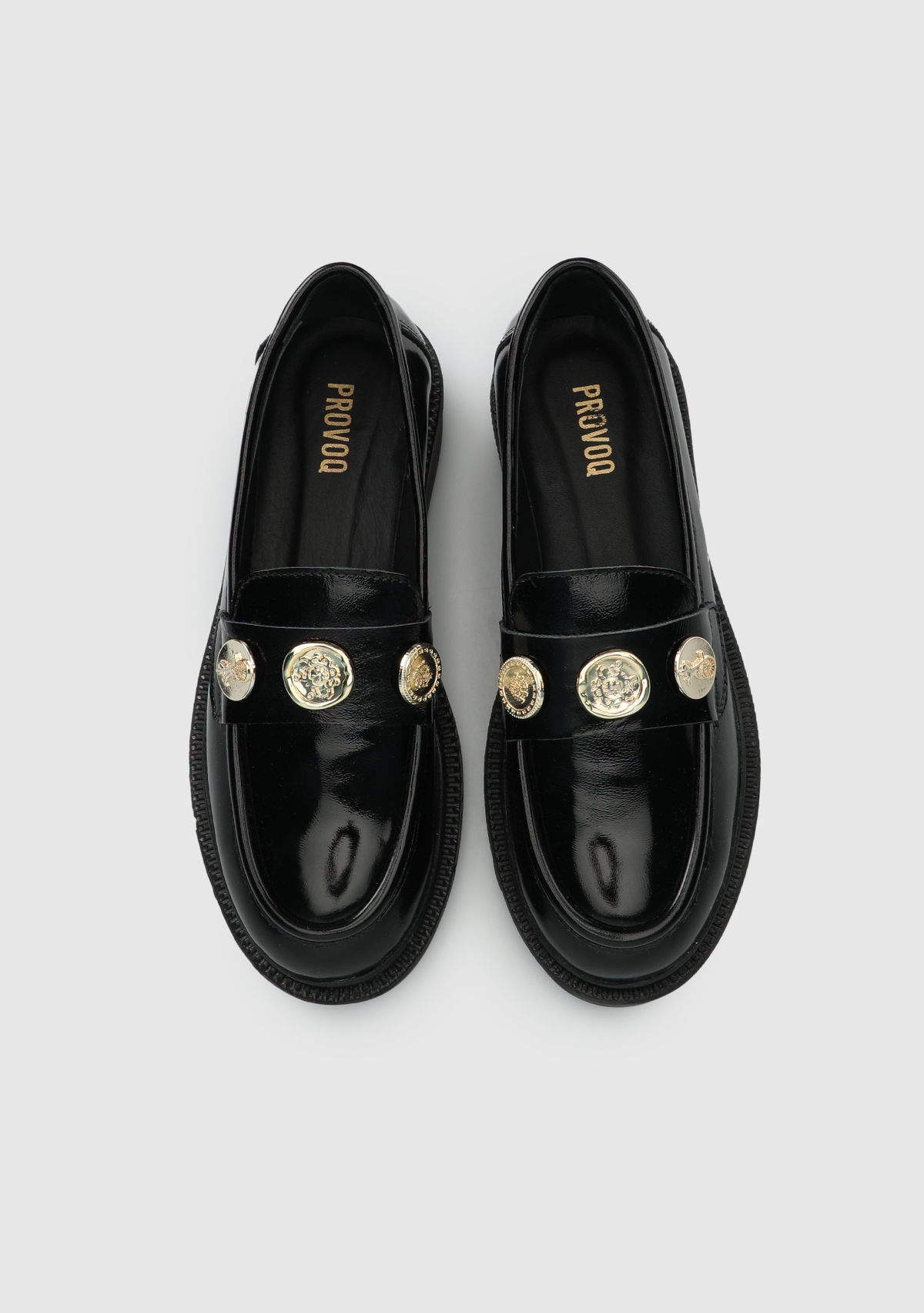 Siyah Deri Kadın Ayakkabı - Görsel 6