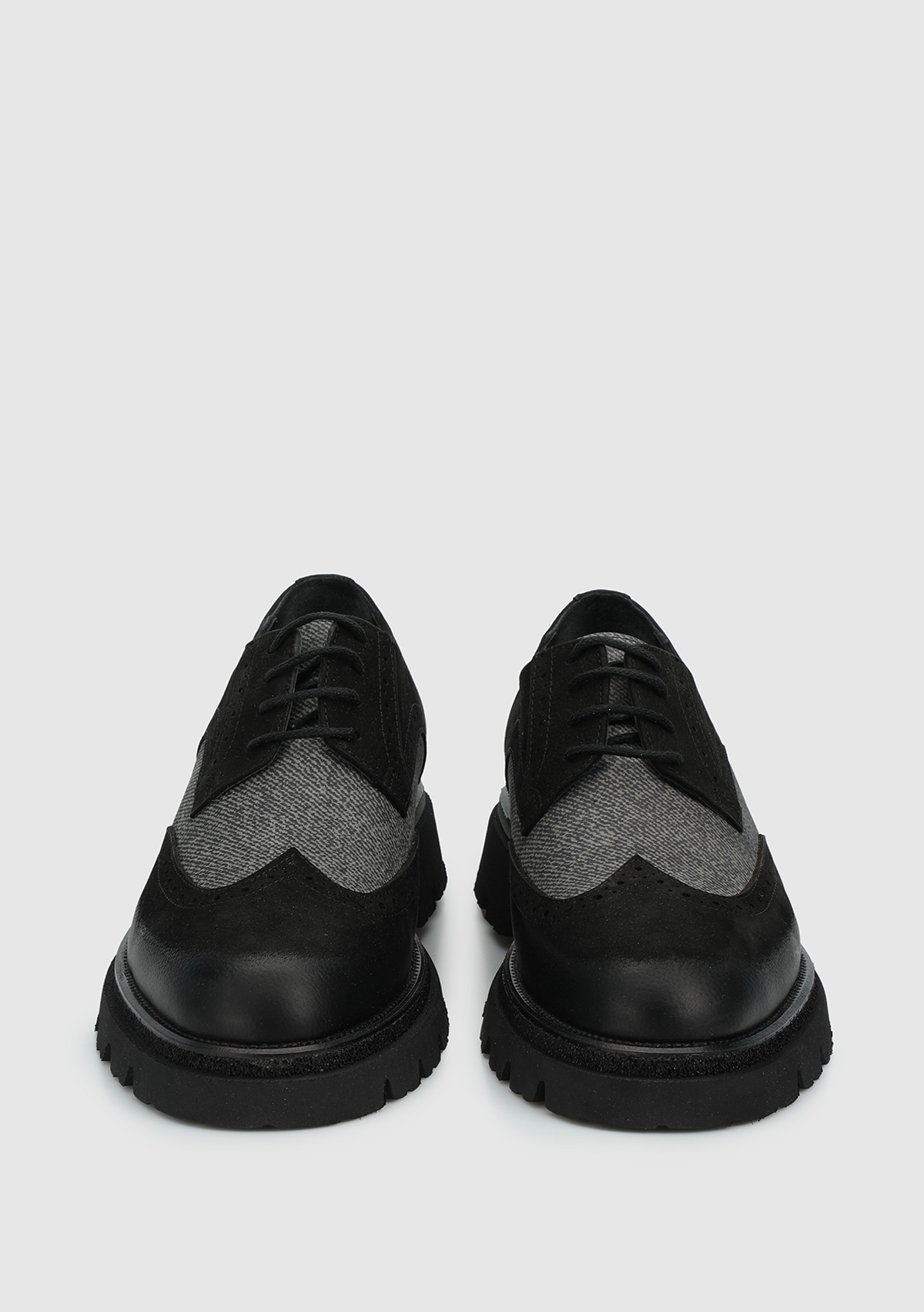 Siyah Deri Erkek Ayakkabı - Görsel 4