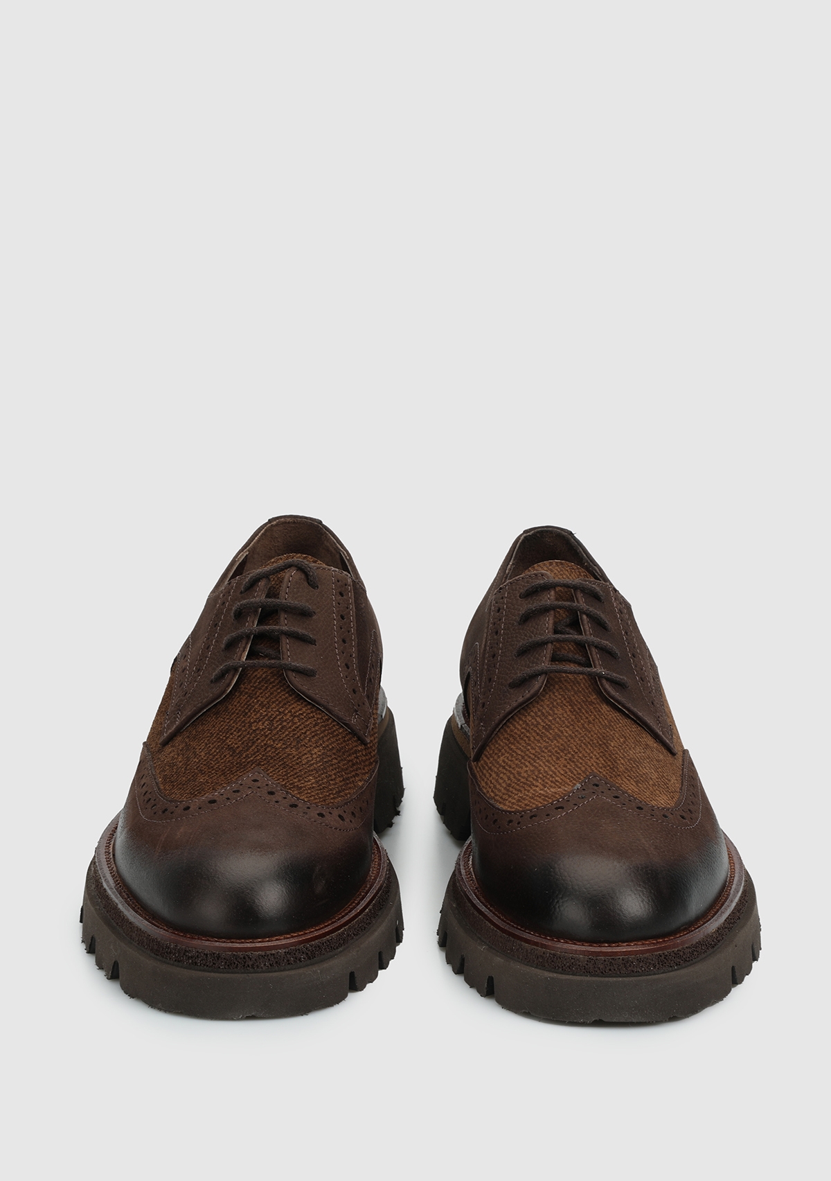 Kahve Deri Erkek Ayakkabı - Görsel 4