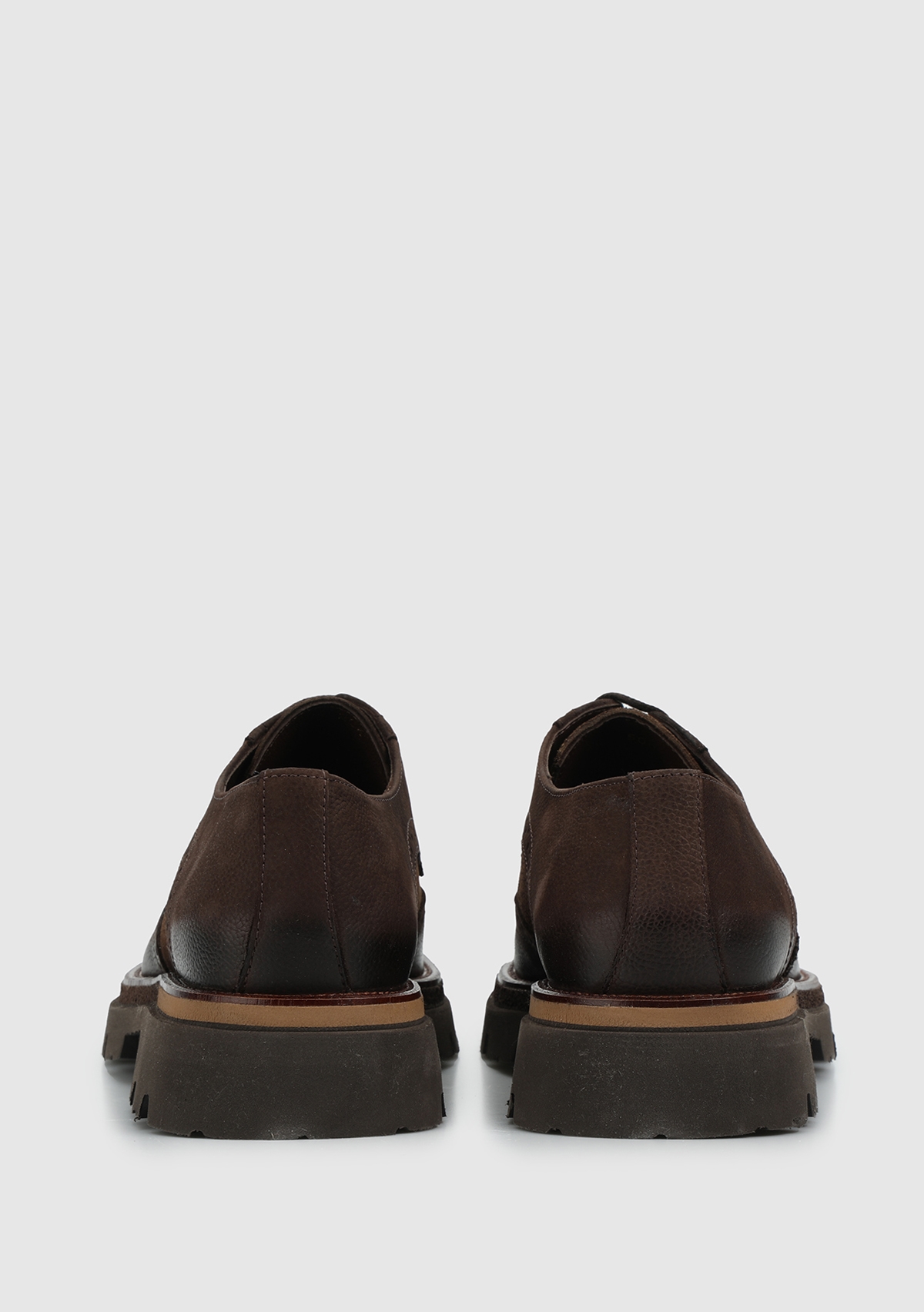 Kahve Deri Erkek Ayakkabı - Görsel 5