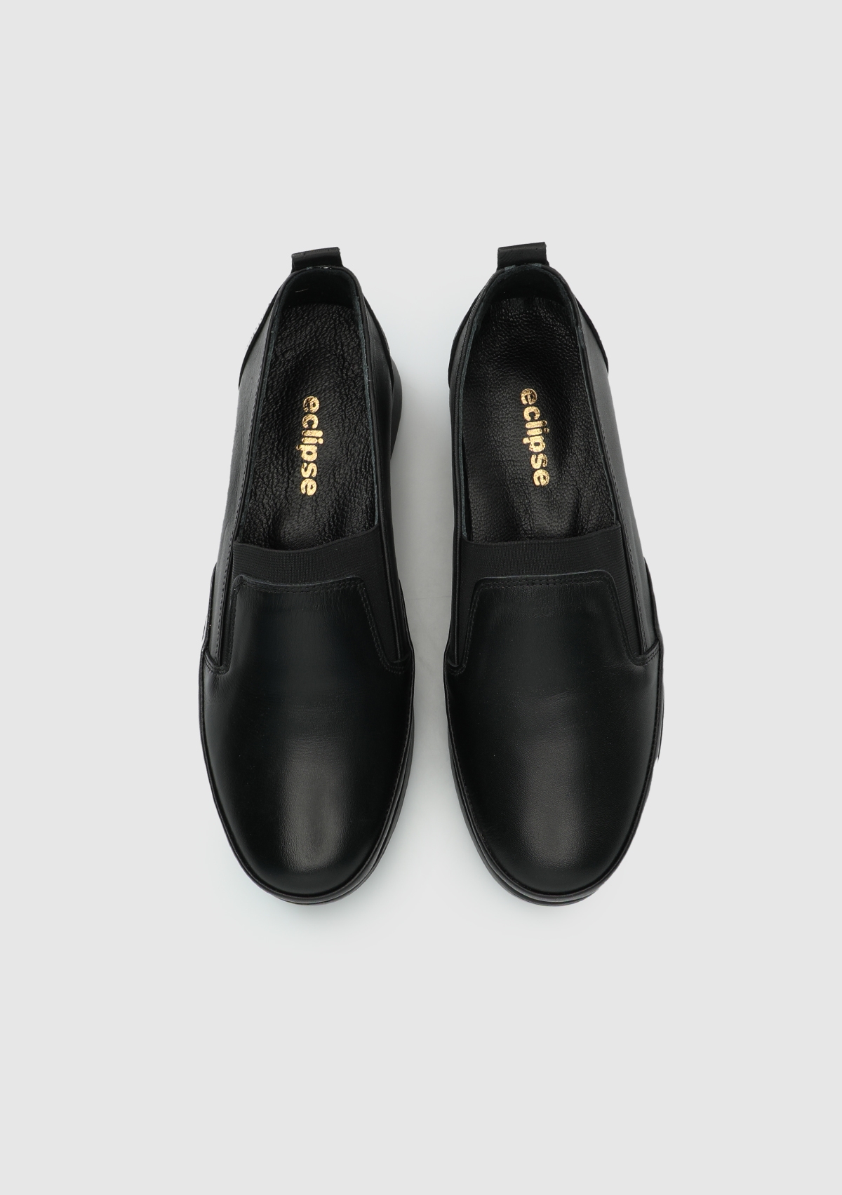 Siyah Deri Kadın Ayakkabı - Görsel 6