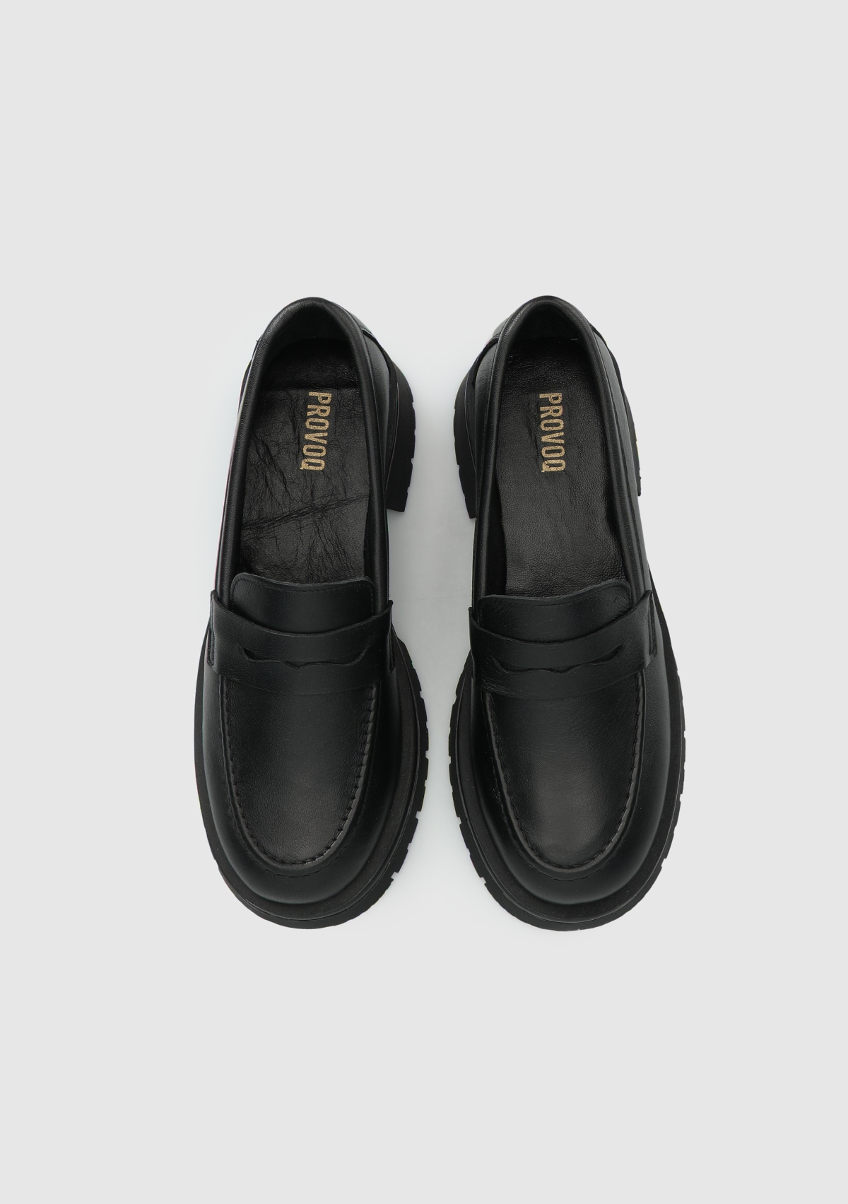 Siyah Deri Kadın Ayakkabı - Görsel 6