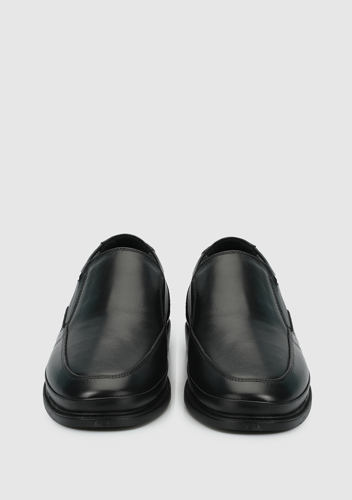 Siyah Deri Erkek Ayakkabı - Görsel 4