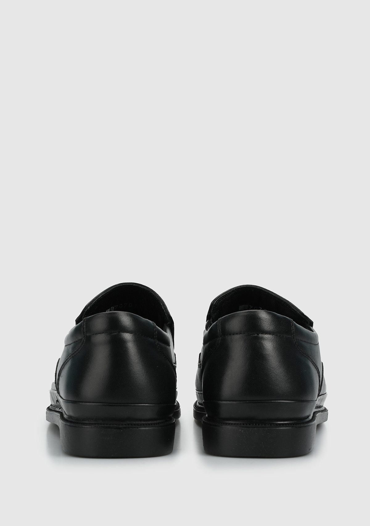 Siyah Deri Erkek Ayakkabı - Görsel 5