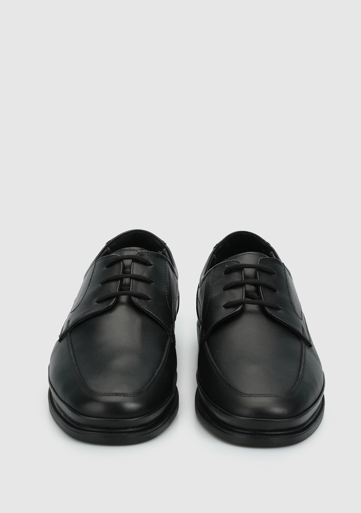 Siyah Deri Erkek Ayakkabı - Görsel 4