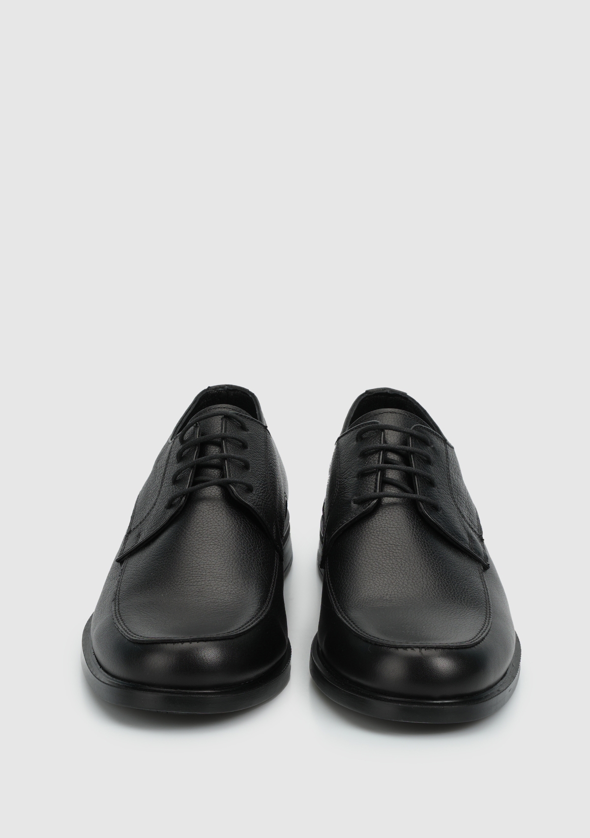 Siyah Deri Erkek Ayakkabı - Görsel 4