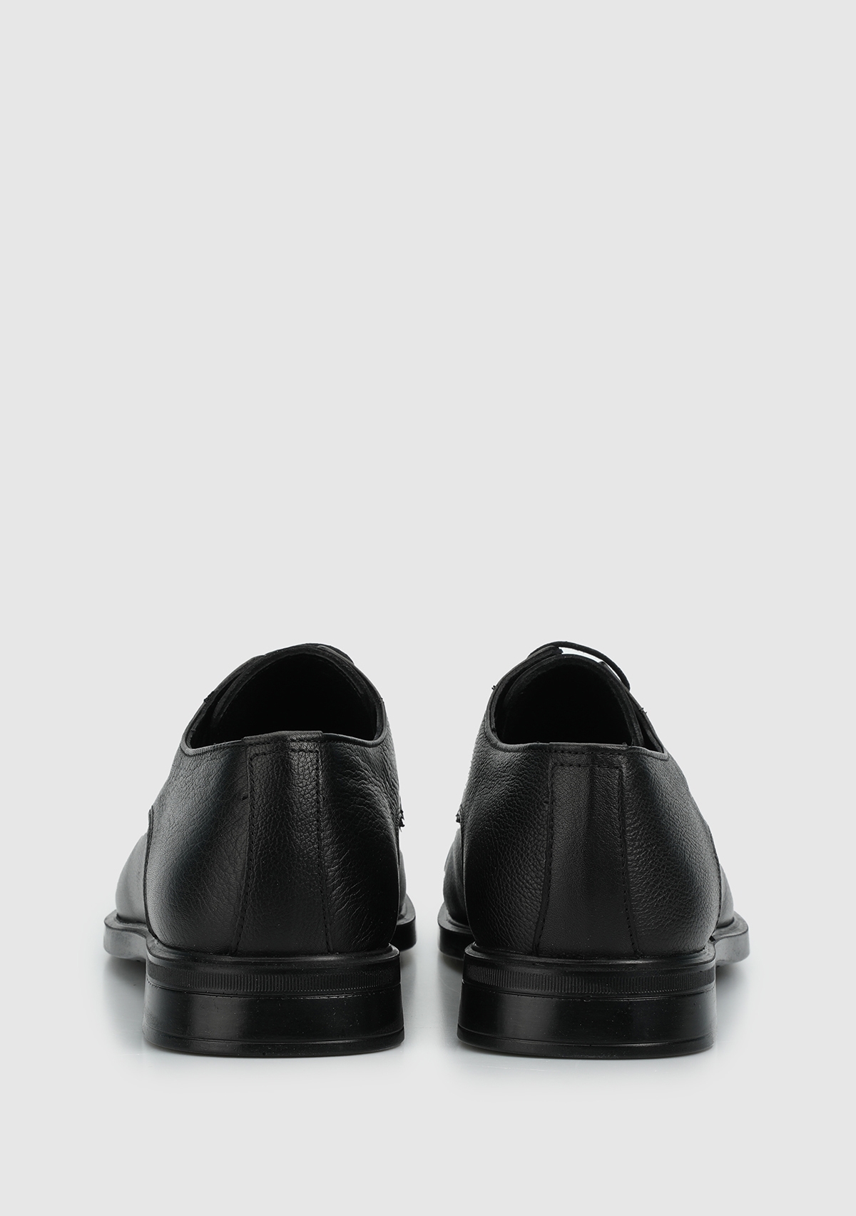 Siyah Deri Erkek Ayakkabı - Görsel 5