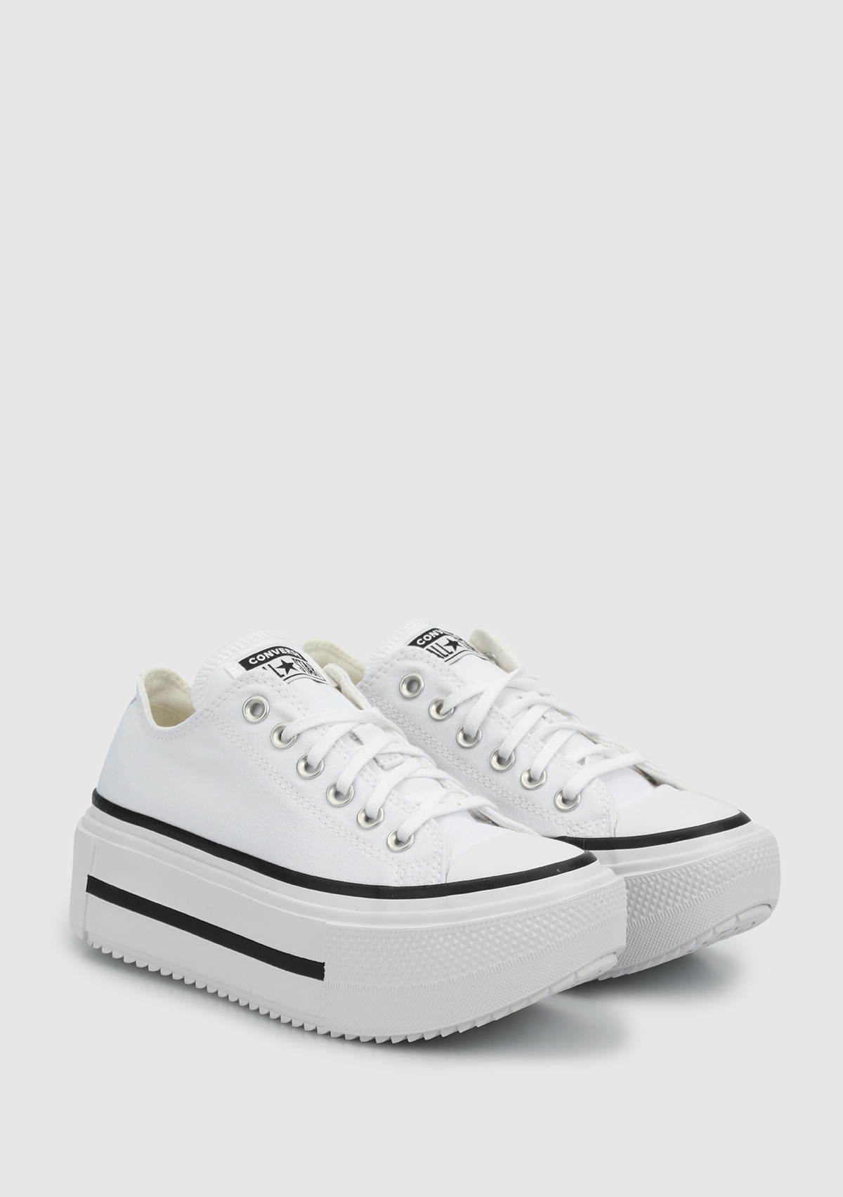 Chuck Taylor All Star Lıft Double Stack Platform Beyaz Kadın Sneaker A15491C - Görsel 3