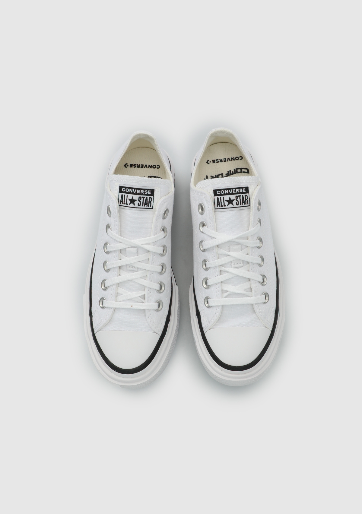 Chuck Taylor All Star Lıft Double Stack Platform Beyaz Kadın Sneaker A15491C - Görsel 6