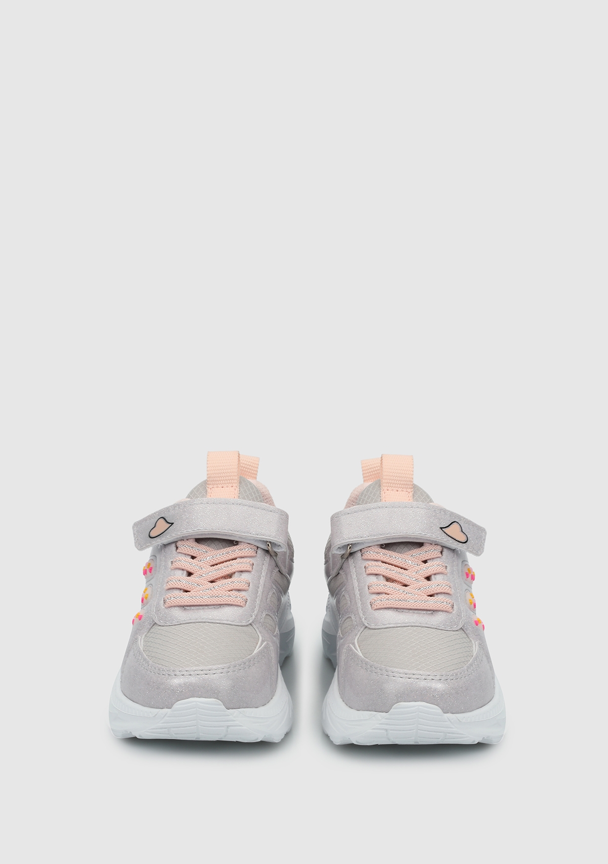 Gümüş Kız Çocuk Sneaker - Görsel 4