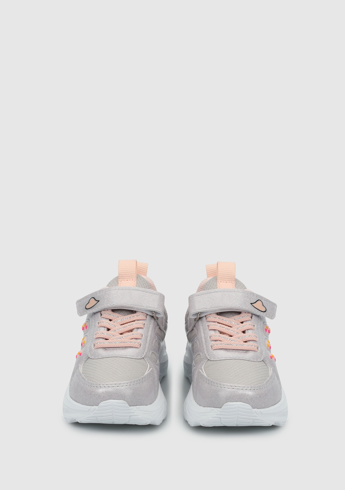 Gümüş Kız Çocuk Sneaker - Görsel 4