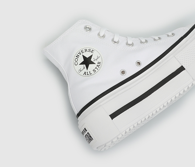 Chuck Taylor All Star Lıft Double Stack Beyaz Kadın Sneaker A12976C - Görsel 6