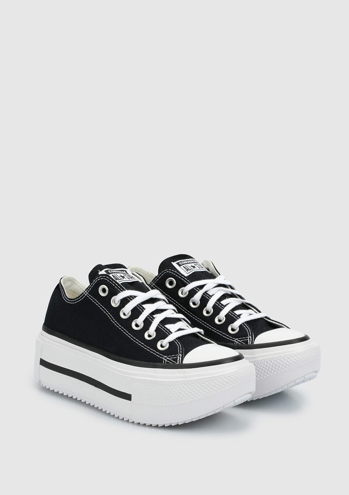 Chuck Taylor All Star Lıft Double Stack Platform Siyah Kadın Sneaker A15490C - Görsel 3