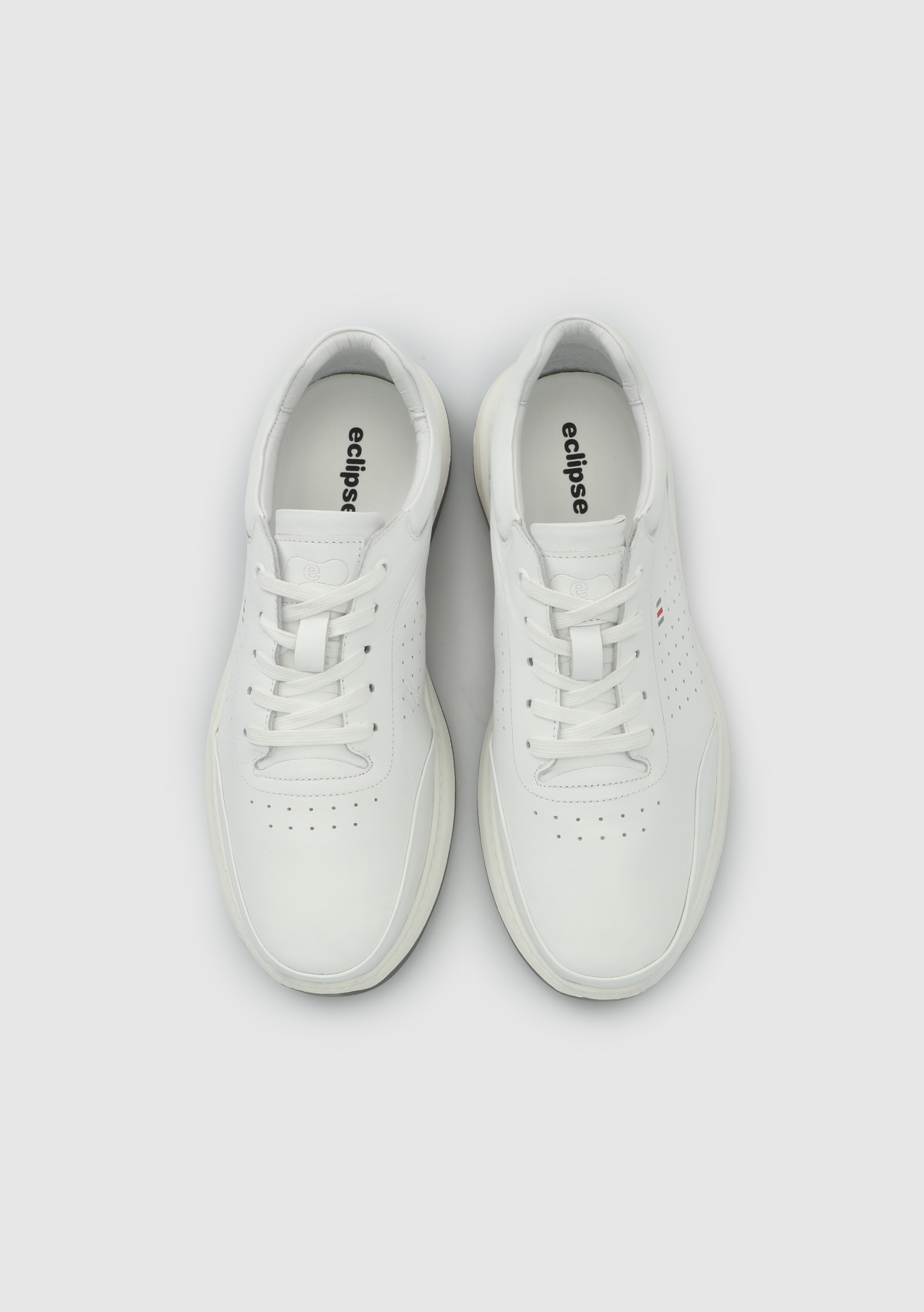 Beyaz Deri Erkek Sneaker - Görsel 6