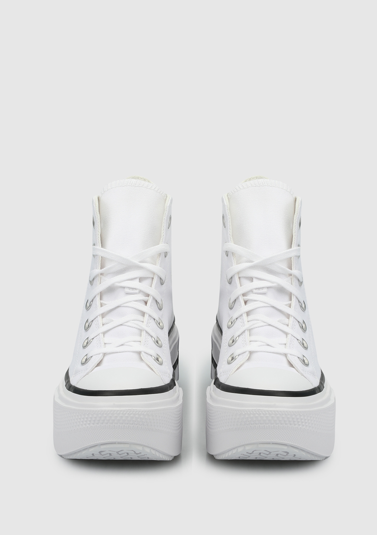 Chuck Taylor All Star Lıft Double Stack Beyaz Kadın Sneaker A12976C - Görsel 4