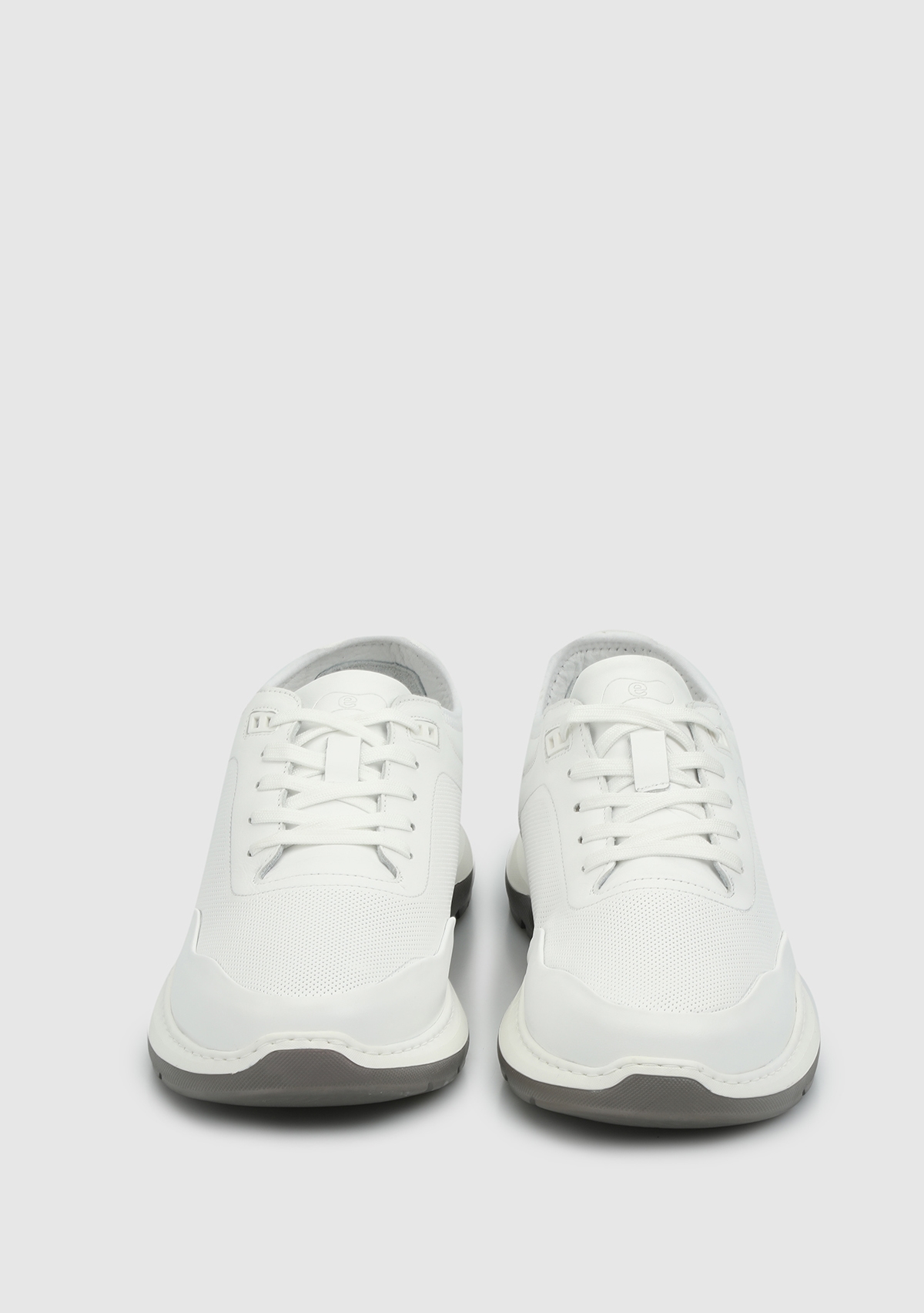 Beyaz Deri Erkek Sneaker - Görsel 4