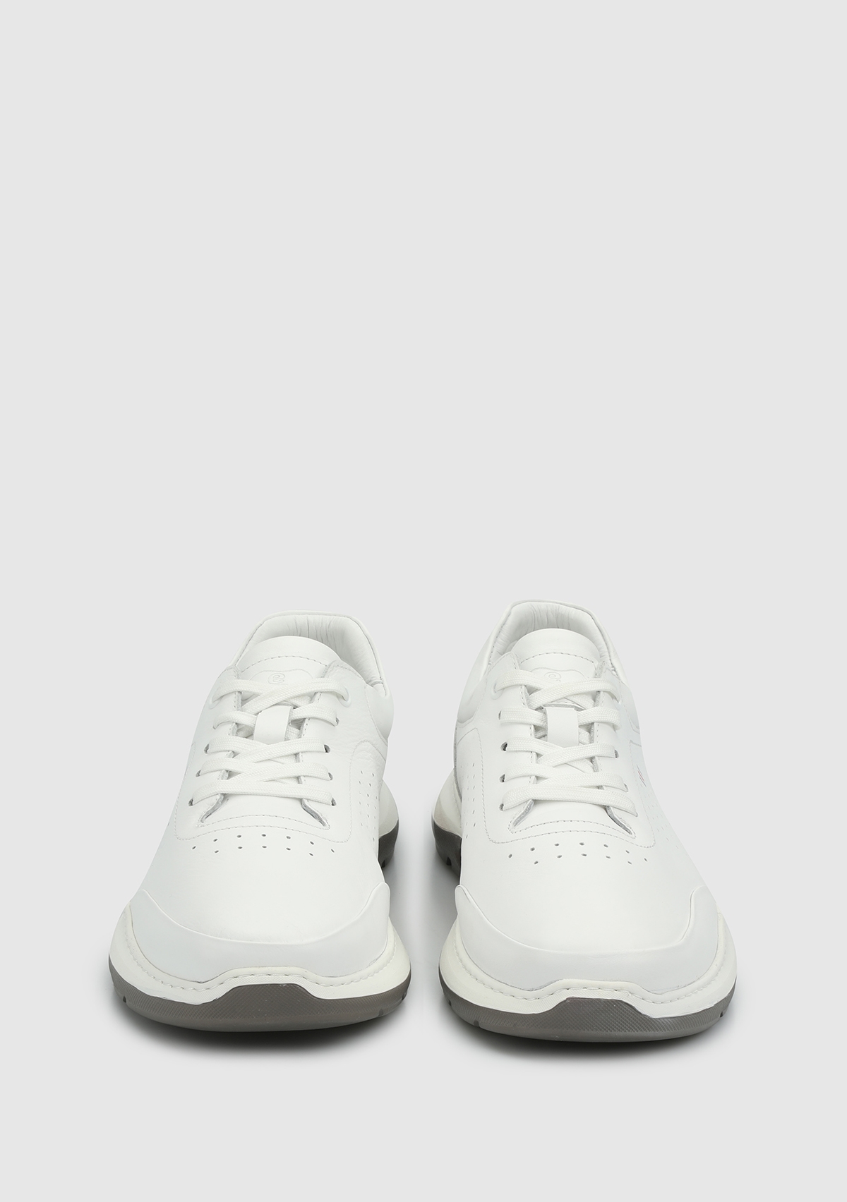 Beyaz Deri Erkek Sneaker - Görsel 4