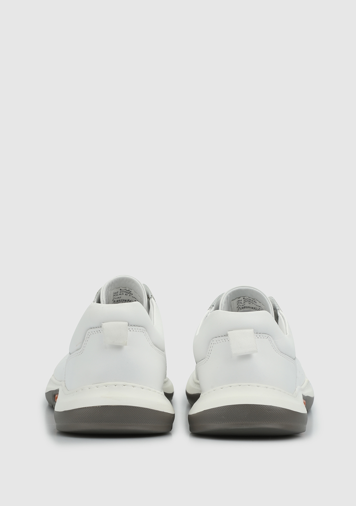 Beyaz Deri Erkek Sneaker - Görsel 5