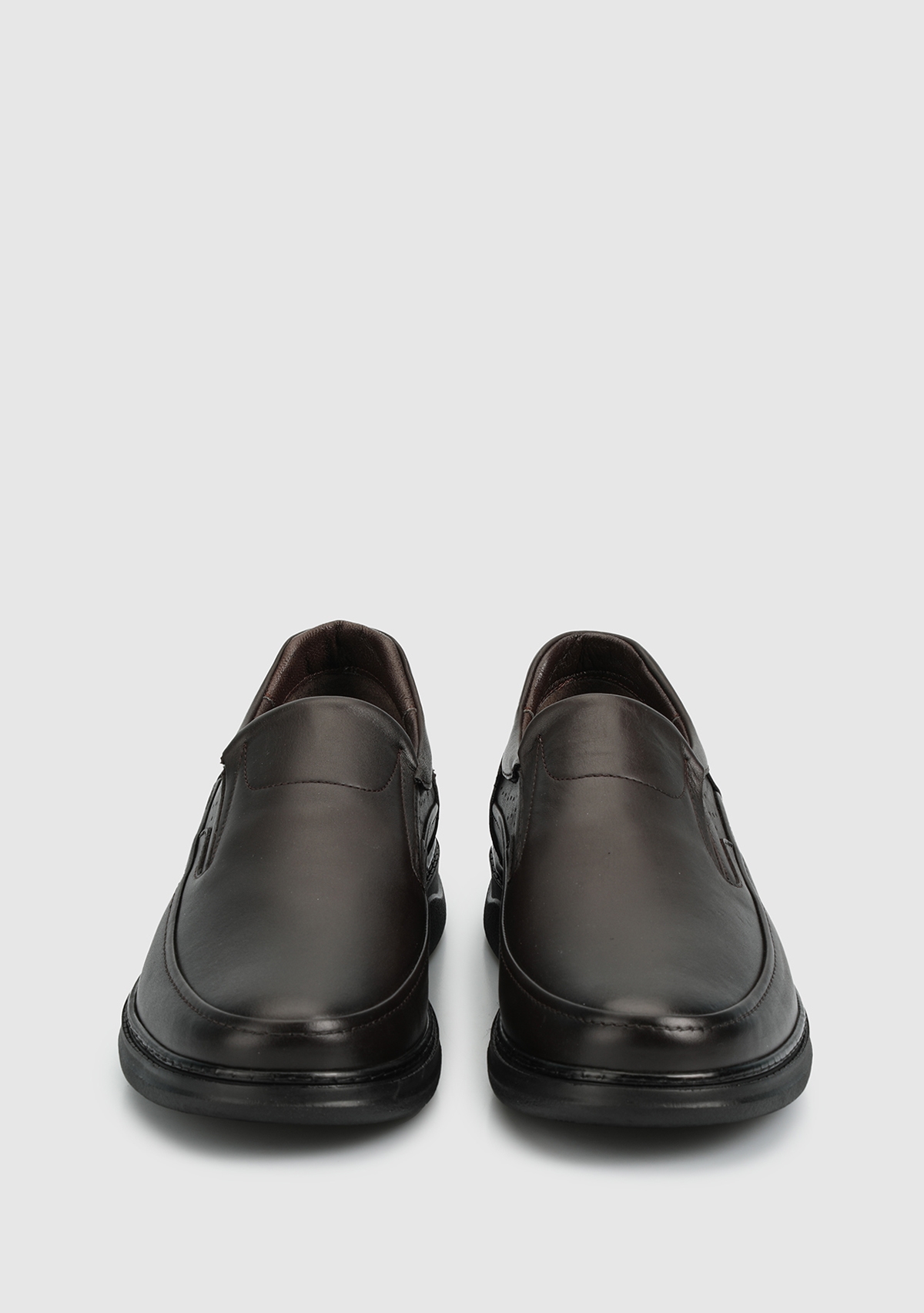 Kahve Deri Erkek Ayakkabı - Görsel 4