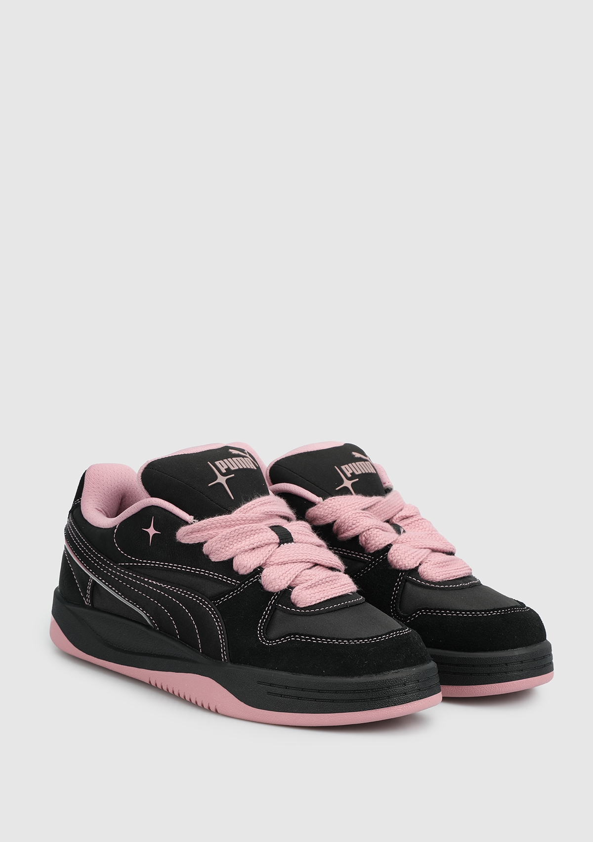 E6Park Luna Satin Princess Siyah Kadın Sneaker 40251402 - Görsel 3