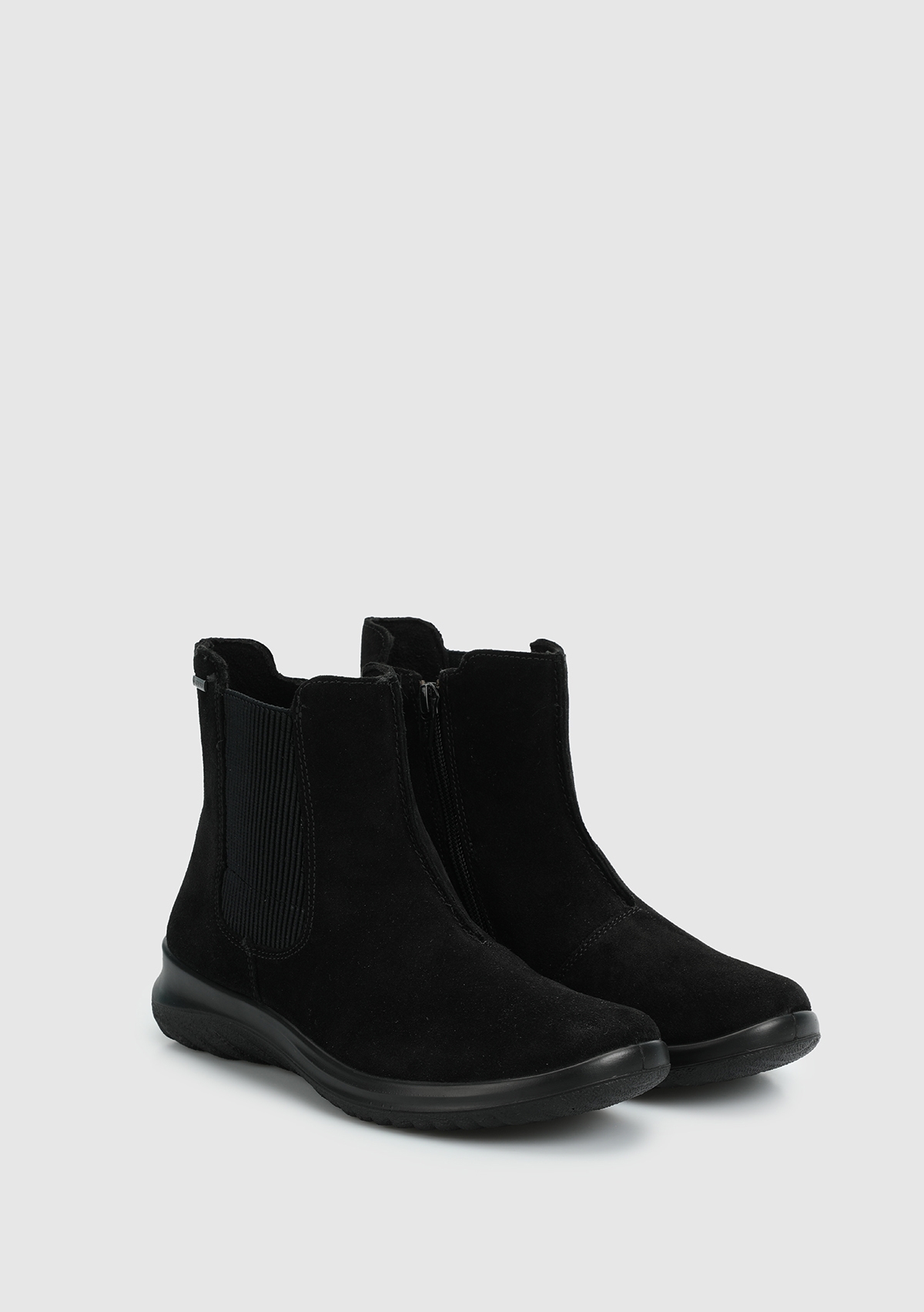 Siyah Deri Kadın Outdoor Bot - Görsel 3