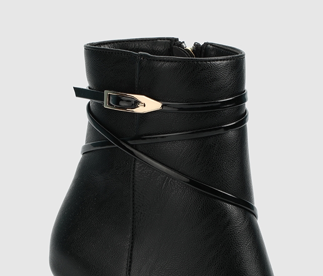 Siyah Kadın Bootie - Görsel 6