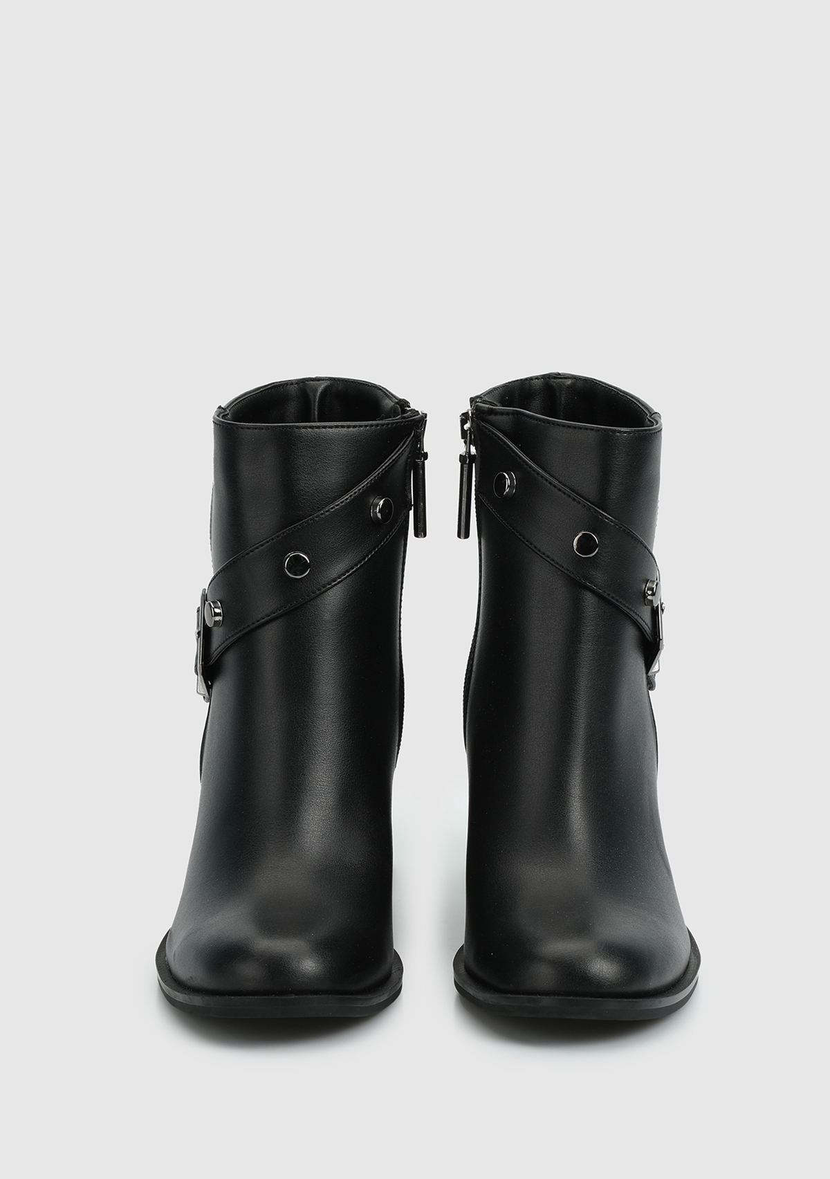 Siyah Kadın Bootie - Görsel 4