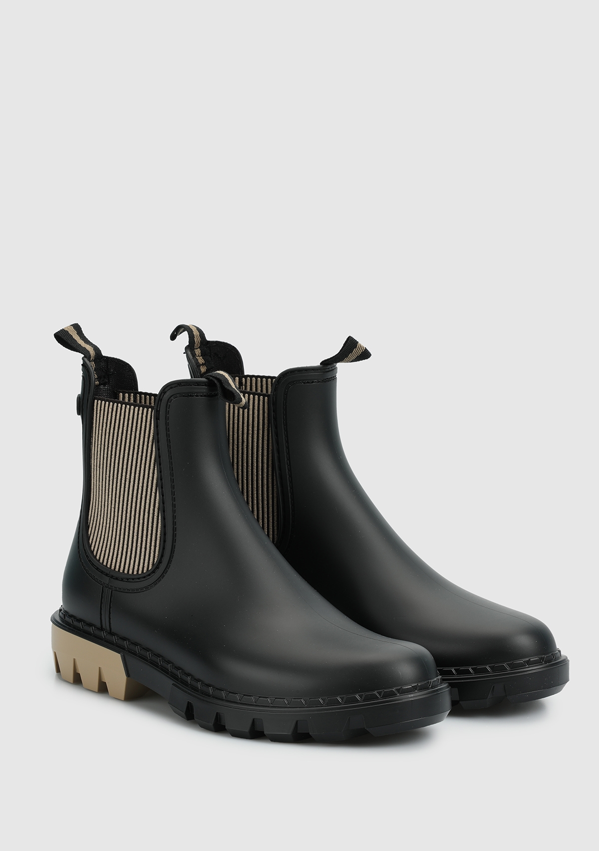 Bej Kadın Yağmur Botu - Görsel 3