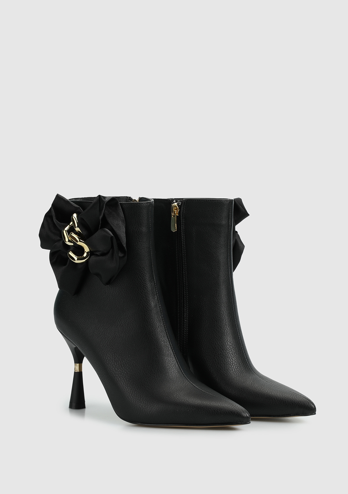 Siyah Kadın Bootie - Görsel 3
