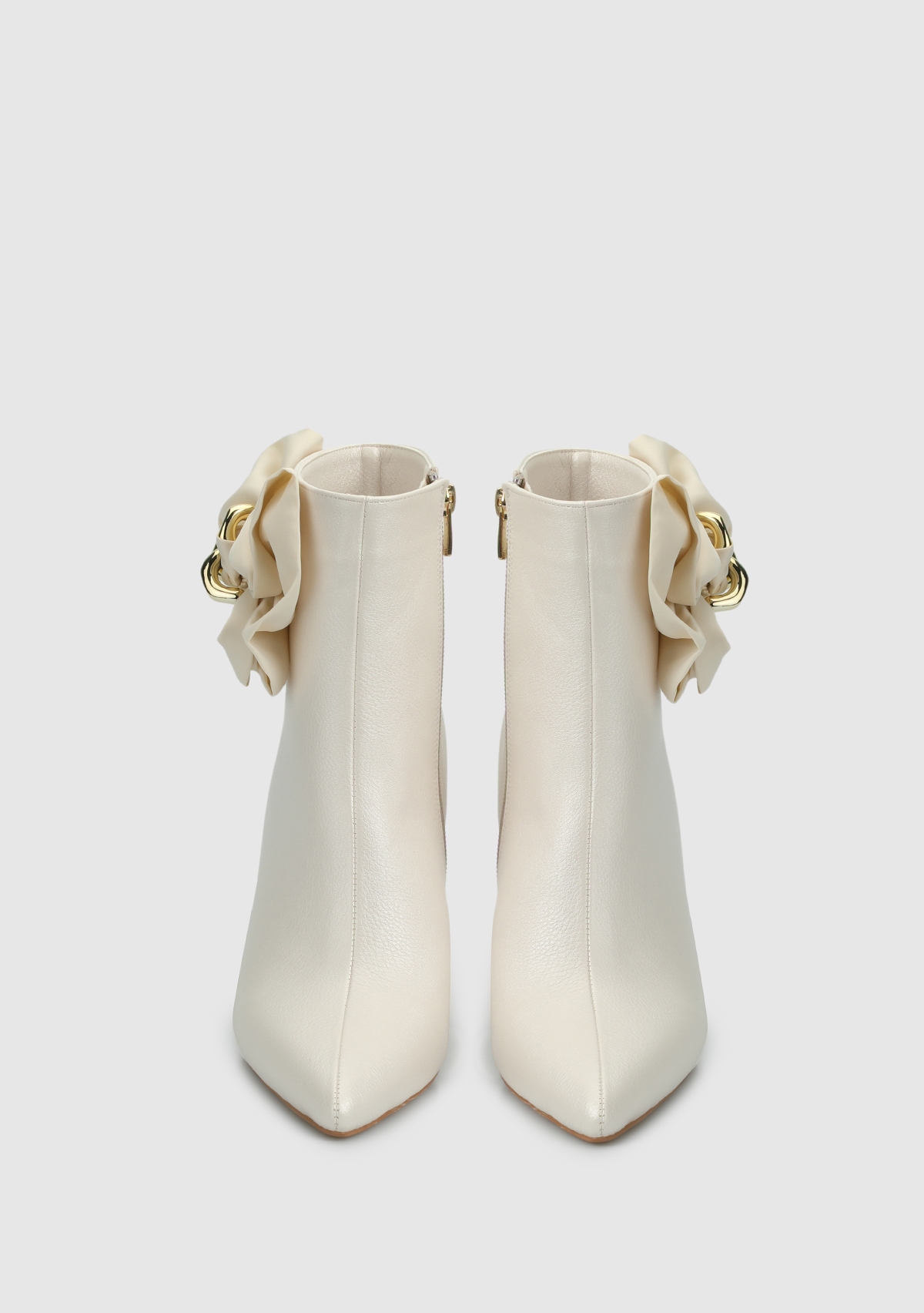 Bej Kadın Bootie - Görsel 4