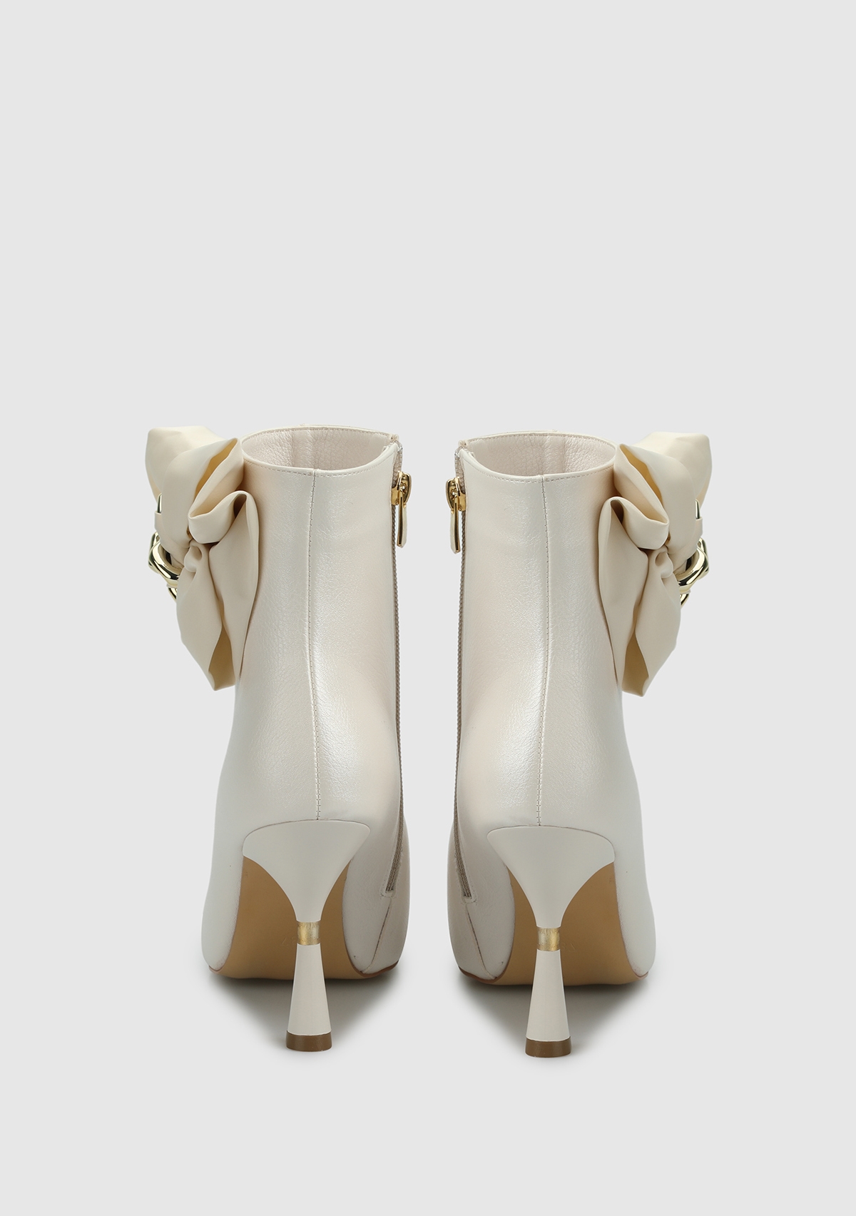 Bej Kadın Bootie - Görsel 5