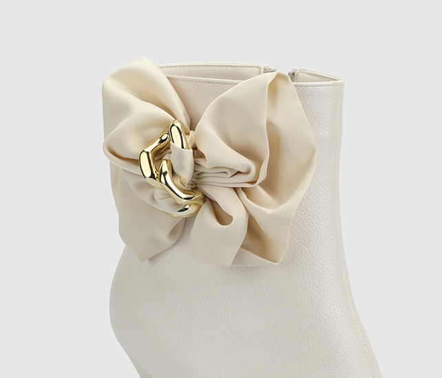 Bej Kadın Bootie - Görsel 6