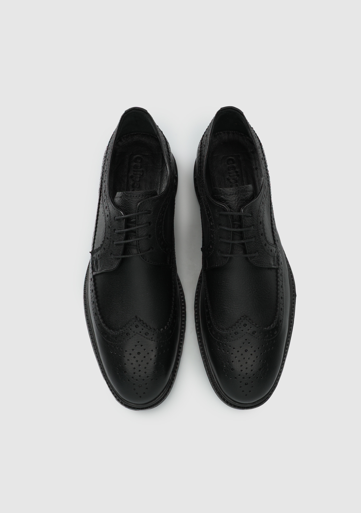 Siyah Deri Erkek Ayakkabı - Görsel 6