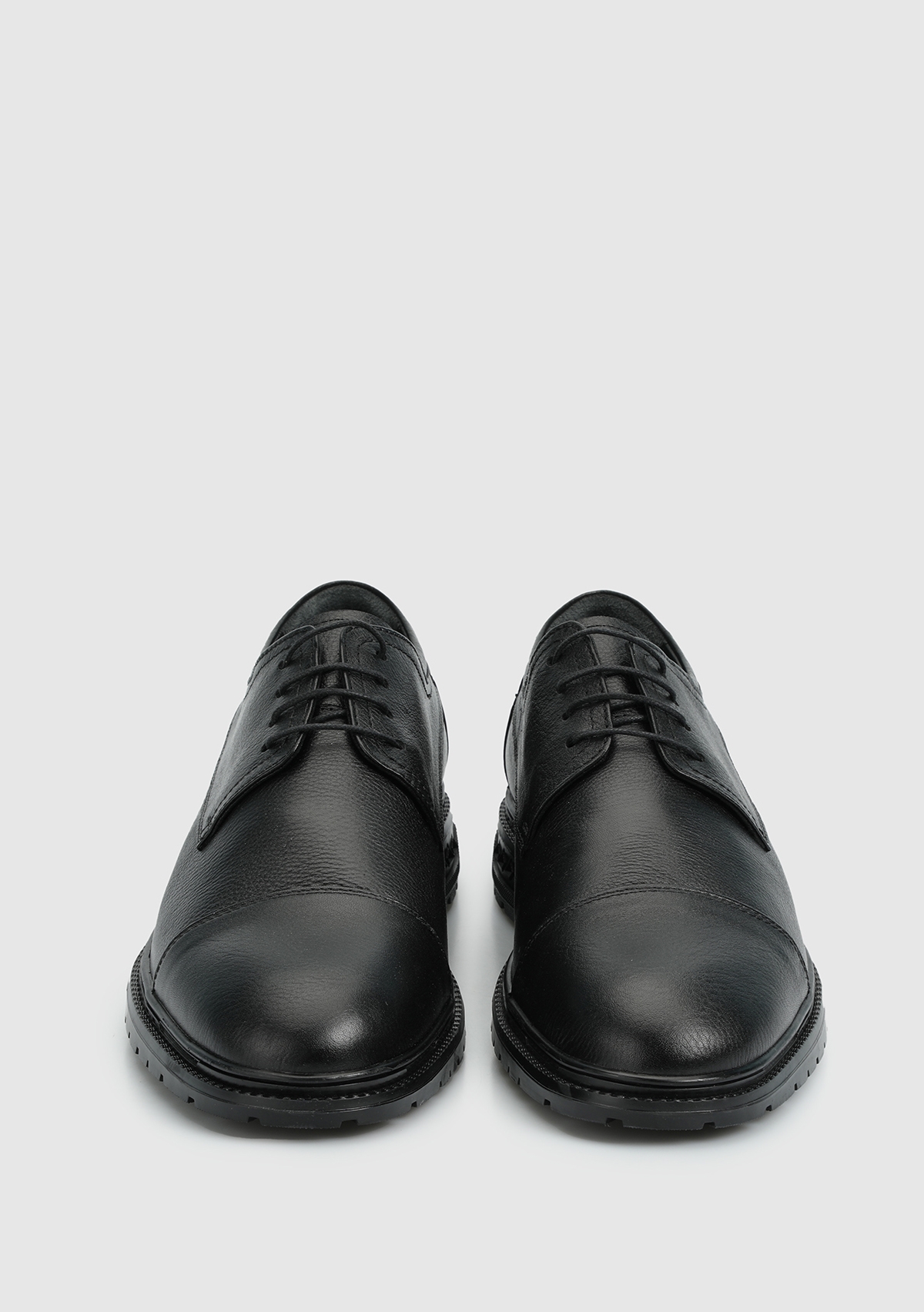 Siyah Deri Erkek Ayakkabı - Görsel 4