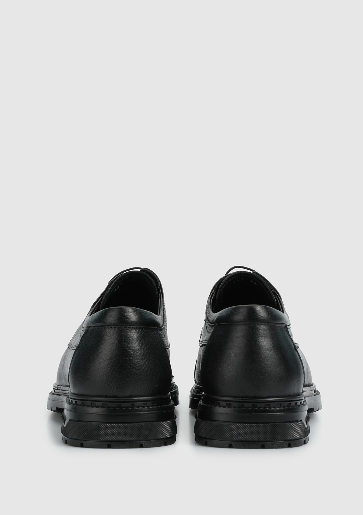 Siyah Deri Erkek Ayakkabı - Görsel 5