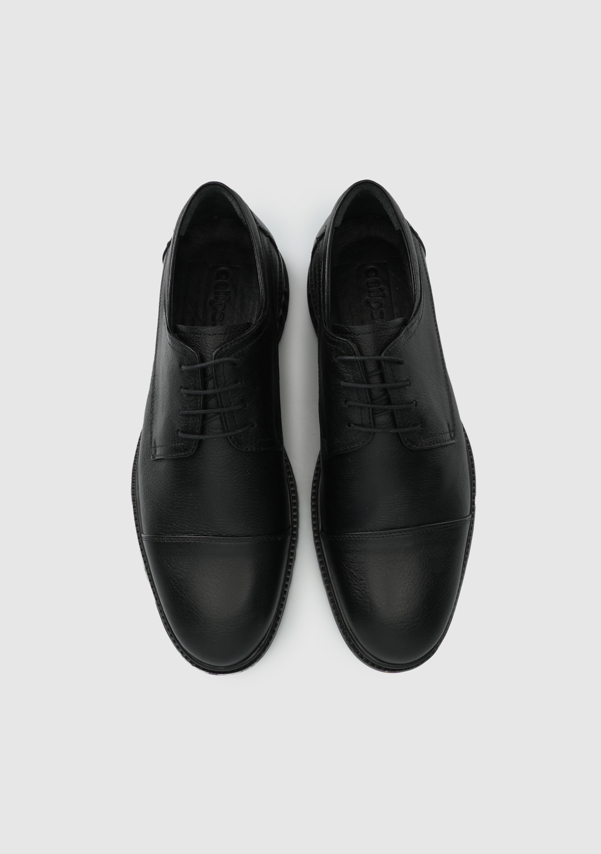 Siyah Deri Erkek Ayakkabı - Görsel 6