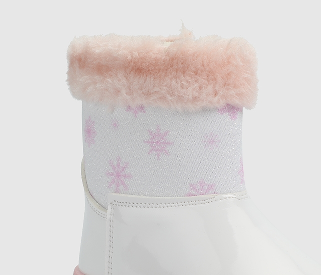 Beyaz-Pudra Kız Çocuk Bot - Görsel 6