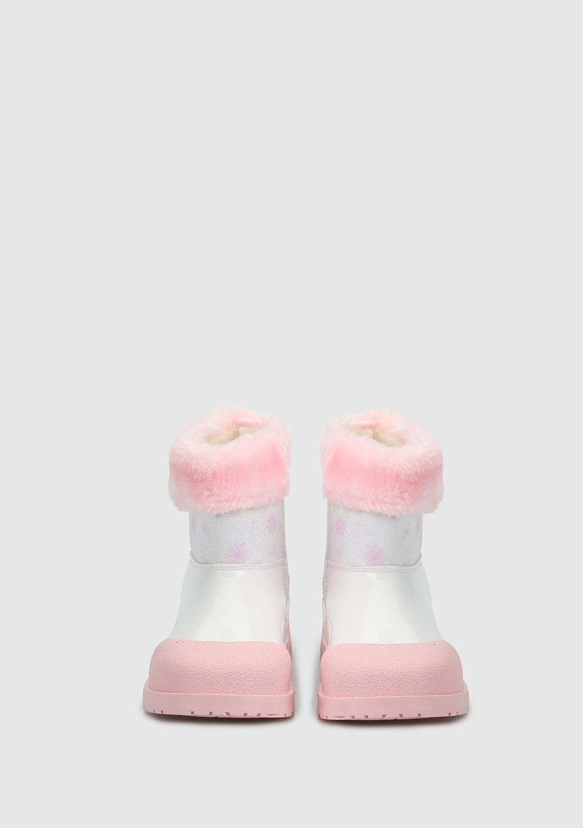 Beyaz-Pudra Kız Çocuk Bot - Görsel 4