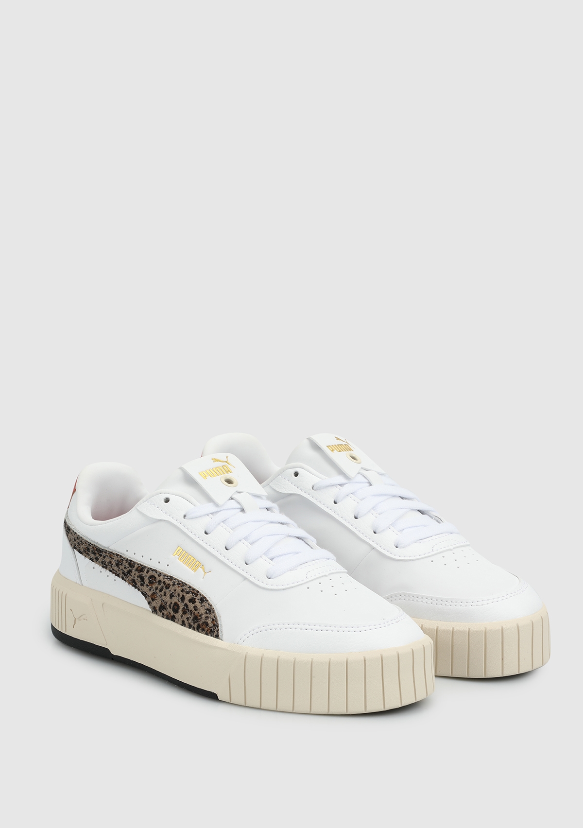 E6Carina Mia Animal Flair Beyaz Kadın Sneaker 40351501 - Görsel 3