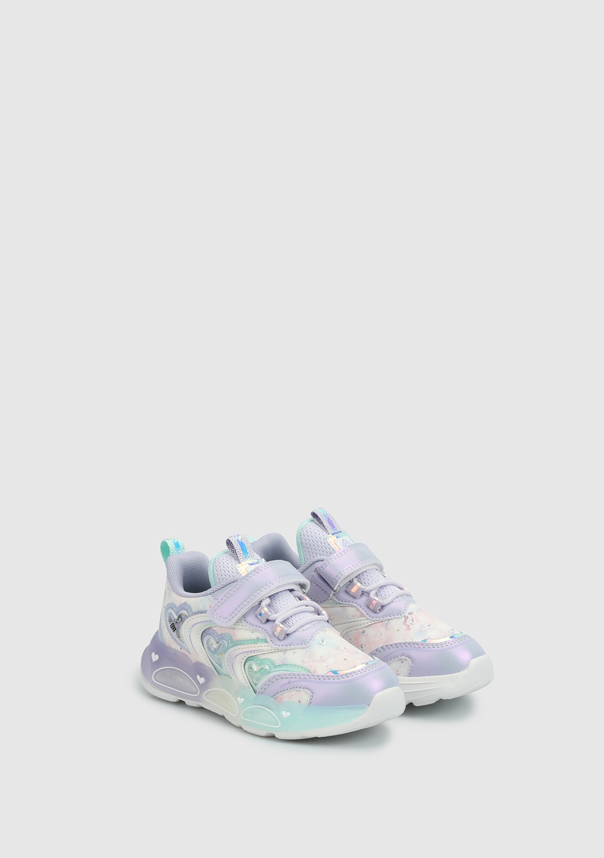 Lila Kız Çocuk Sneaker - Görsel 3