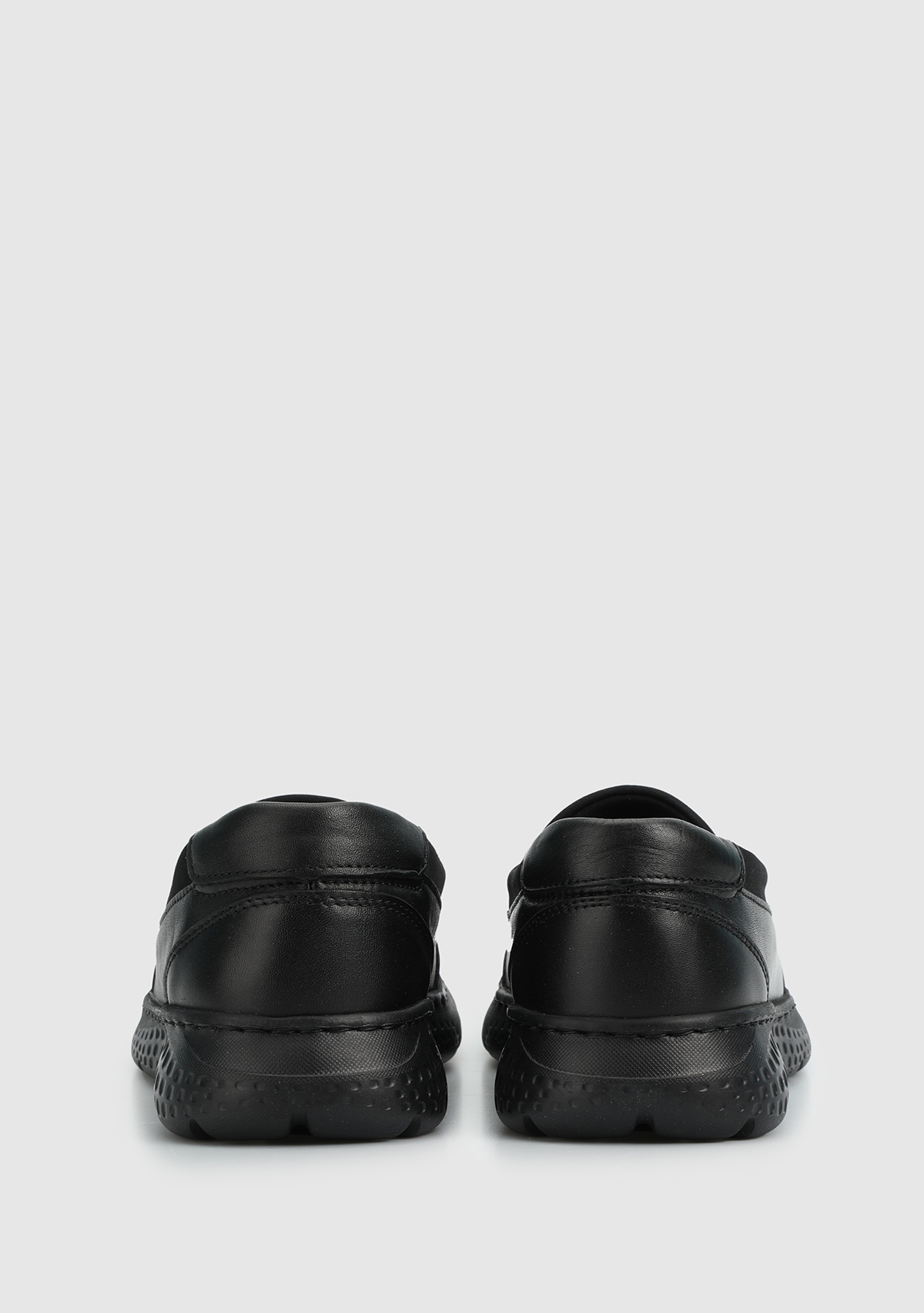 Siyah Deri Kadın Ayakkabı - Görsel 5