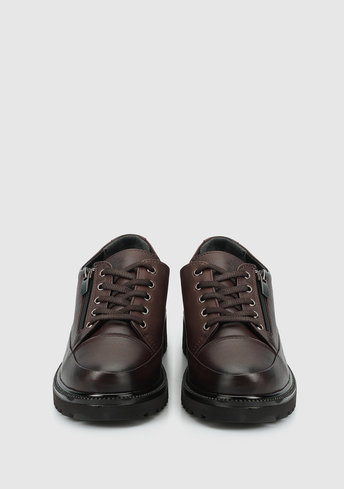 Kahve Deri Kadın Ayakkabı - Görsel 4