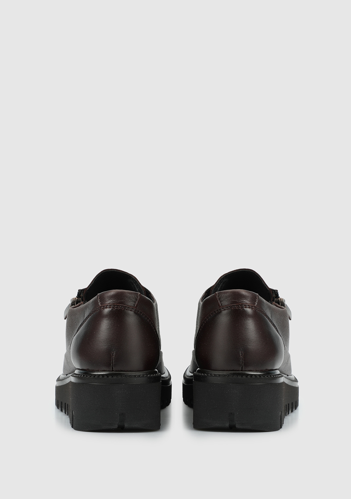 Kahve Deri Kadın Ayakkabı - Görsel 5