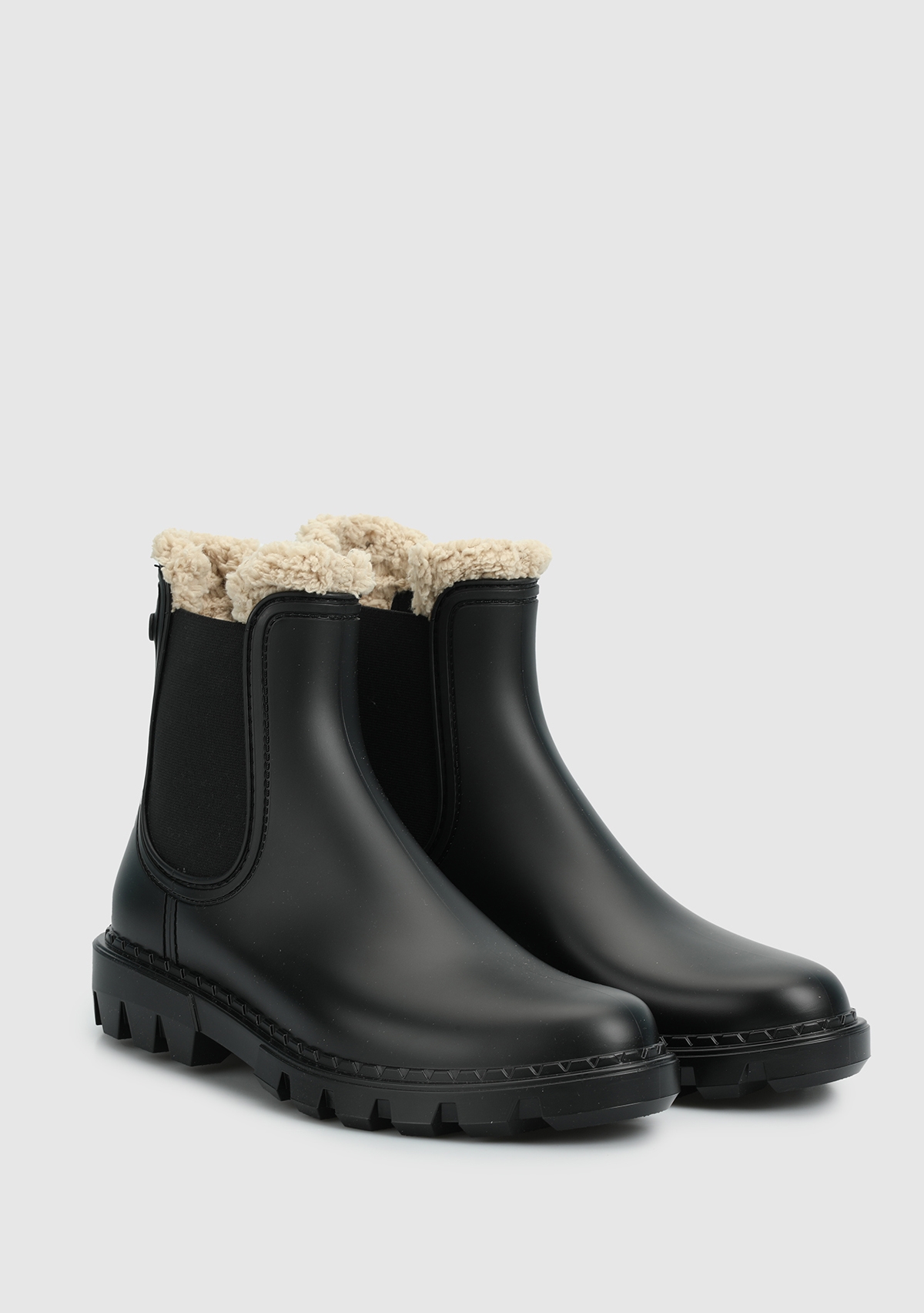 Siyah Kadın Yağmur Botu - Görsel 3